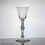 Scarce, Georgian multi spiral air twist stem wine glass