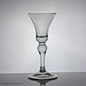 Georgian baluster wine glass