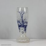 Schneider Verçais enamelled glass vase