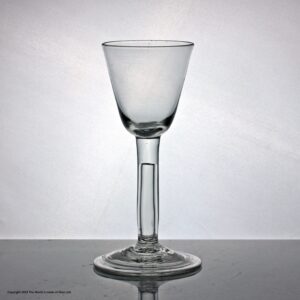 Scarce Georgian hollow plain stem wine glass