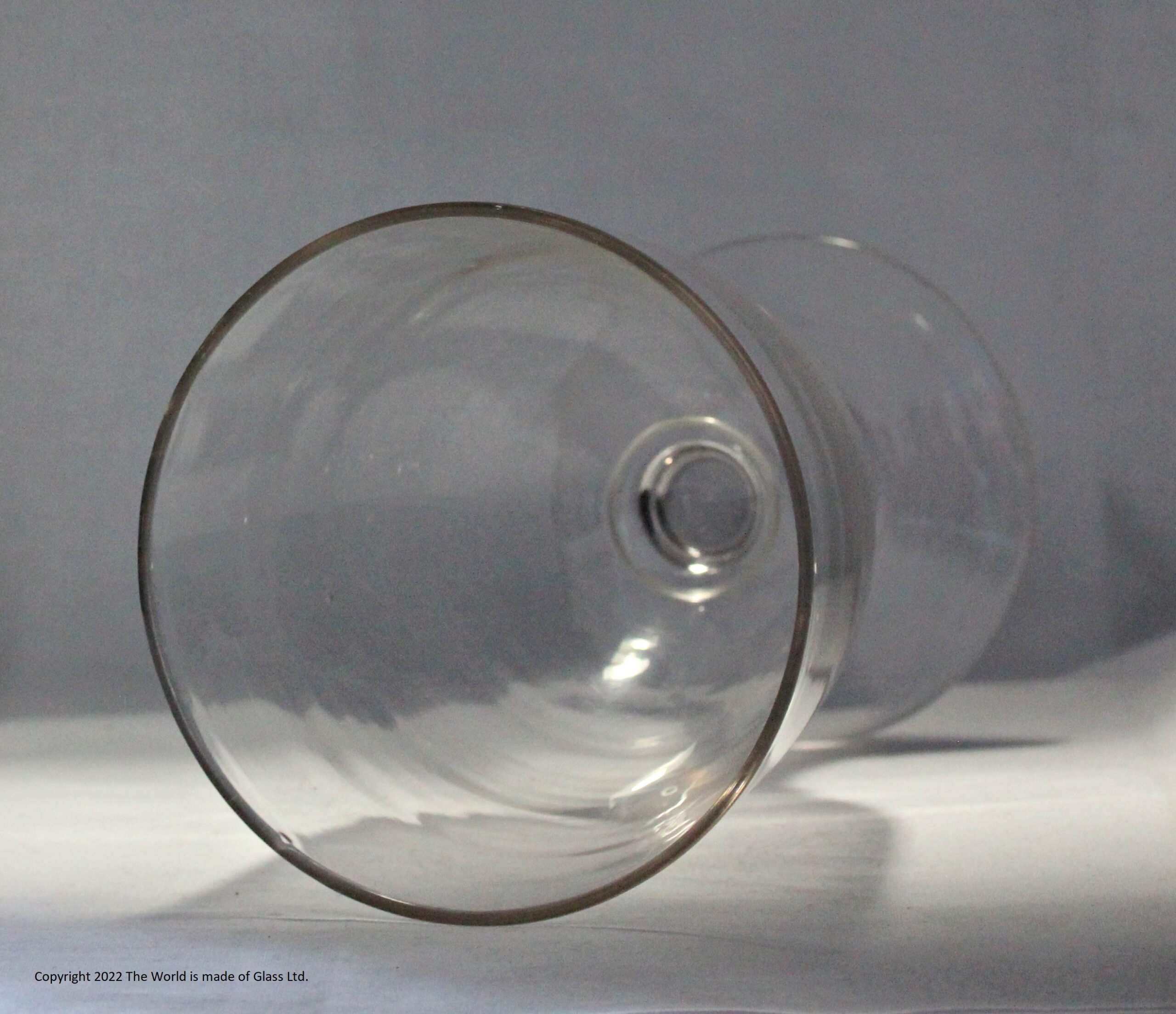 Hand Rummer Large, late Georgian hand-blown ovoid bowl rummer – The World is Made ...