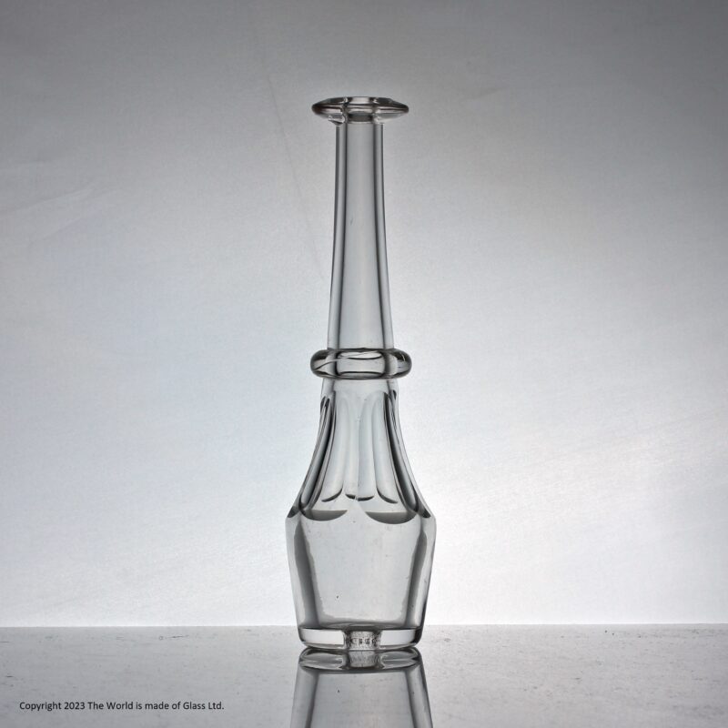 Georgian cut glass toddy lifter