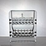 Bengt Edenfalk for Skruf, Corona series block vase