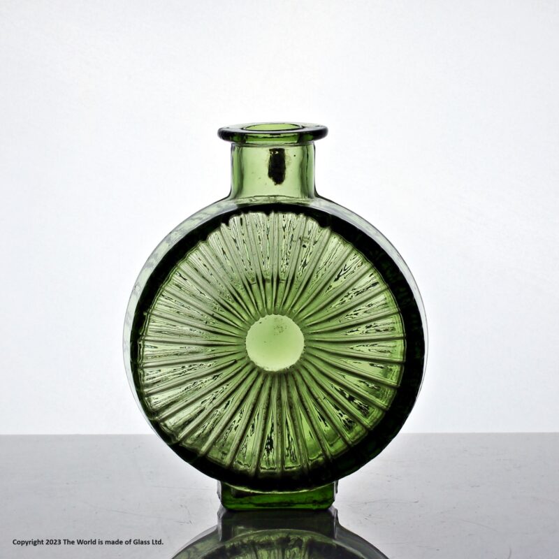 Helena Tynell for Riihimaki, Aurinkopullo vase, green