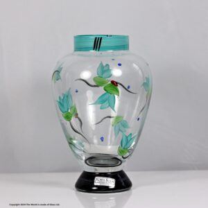 Ulrika Hydman Vallien for Kosta, hand-painted Artist Collection vase