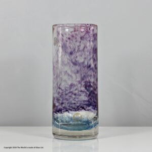 Peter Tysoe small polychrome glass vase