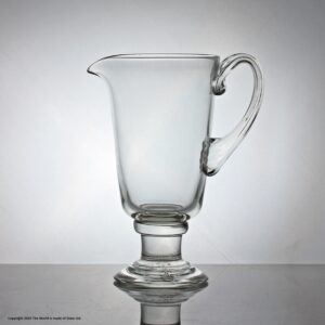 Melting Pot Glassworks mouth-blown water jug