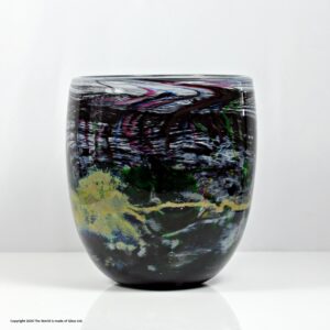 Polychrome studio vase attributed to Anthony Stern