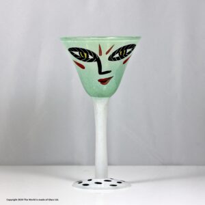Ulrika Hydman-Vallien for Kosta Boda, Open Minds cocktail glass