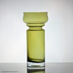 Tamara Aaladin for Riihimaki Tulippani vase, green, model 1514