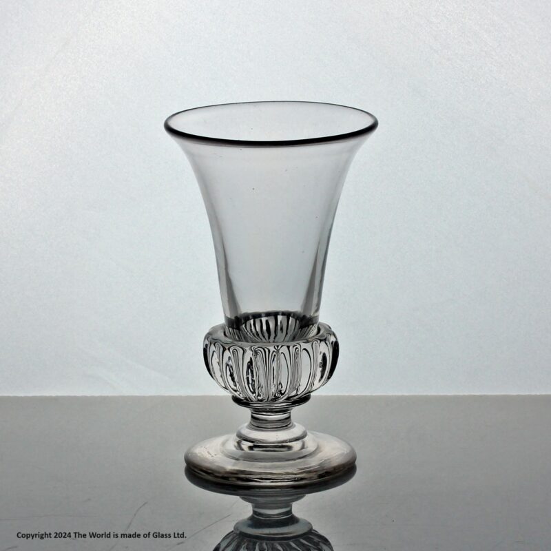 Georgian, gadrooned jelly glass