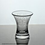 Georgian English Masonic engraved firing glass