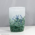 Kjell Engman for Kosta Boda October series glass vase