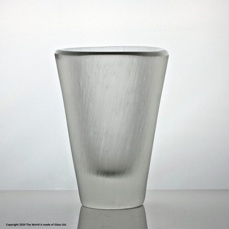 Tapio Wirkkala for Iittala, rare incised model 3535 vase