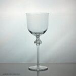 Lalique Roxanne pattern water goblet