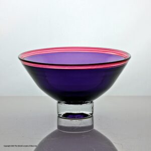 Mike Hunter, Twists studio glass Spirit bowl