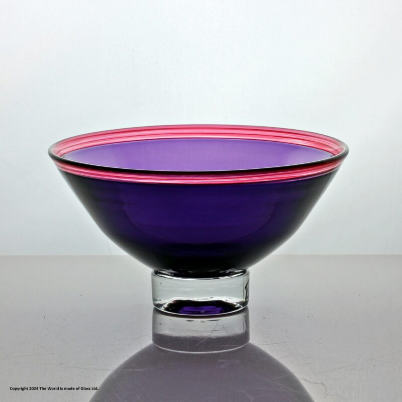 Mike Hunter, Twists studio glass Spirit bowl