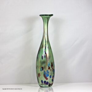 Peter Layton/Norman Stuart Clarke studio glass bottle vase