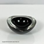 Kaj Frank for Nuutärjarvi tiny cased Kastanja glass bowl