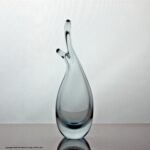 Per Lūtken for Holmegaard small beak vase, Akva (blue)