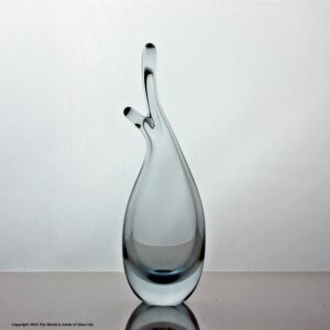 Per Lūtken for Holmegaard small beak vase, Akva (blue)