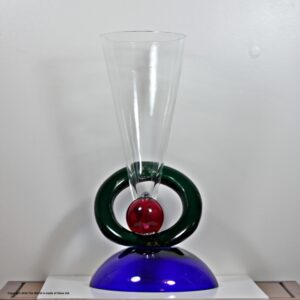 Ettore Sottsass polychrome glass sculpture