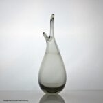 Per Lūtken for Holmegaard tall beak vase, Smoke