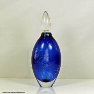 Stuart Ackroyd sommerso studio glass scent bottle