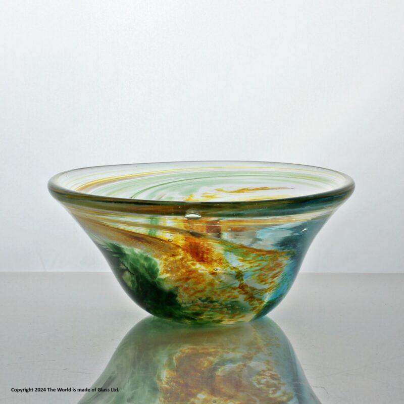 Siddy Langley small polychrome studio glass bowl