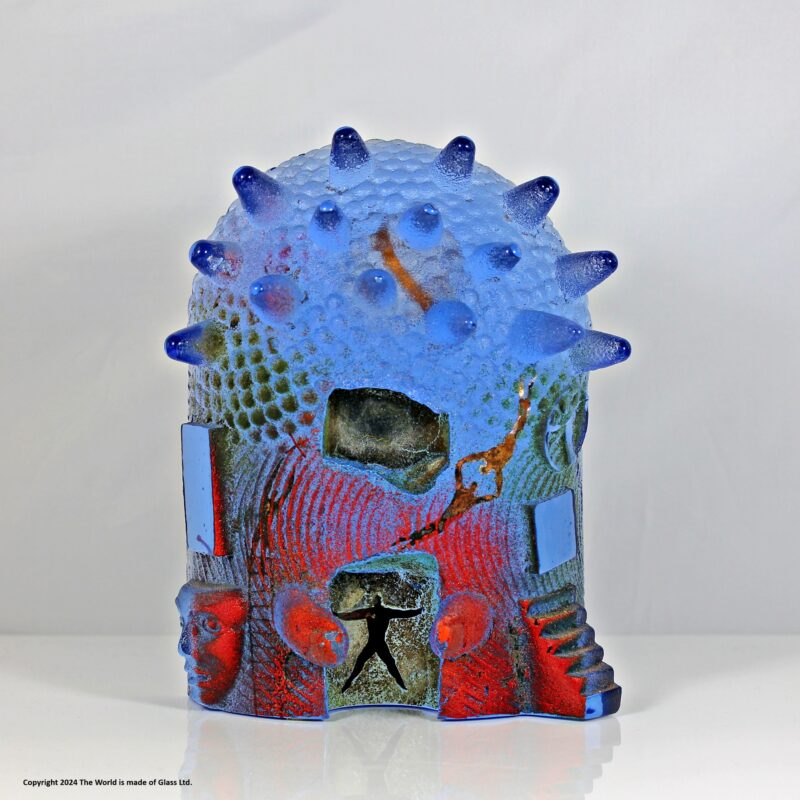 Bertil Vallien for Kosta Boda Portal glass sculpture