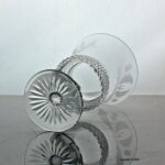 Edinburgh Crystal Thistle pattern white wine glass