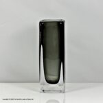 Nils Landberg for Orrefors Dusk vase, 15 cm, grey