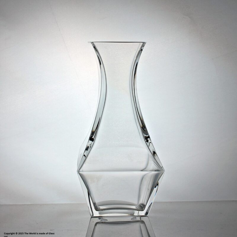 Baccarat lead crystal tall vase