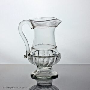 Georgian rare small gadrooned coin jug