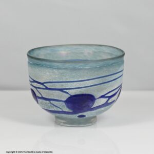 Bertil Vallien for Kosta Boda small blue Galaxy bowl