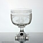 Georgian cup bowl Sunderland Bridge engraved rummer