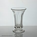 Georgian, panel-cut jelly or syllabub glass