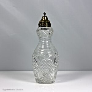 Victorian cut glass sugar sifter