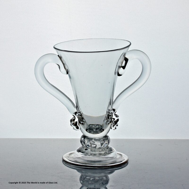 Georgian double handle jelly glass