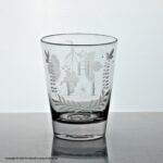 Georgian engraved tumbler