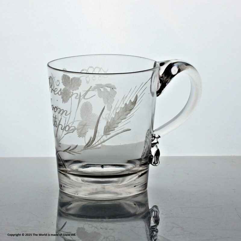 William IV/early Victorian souvenir tankard - a present from Southport