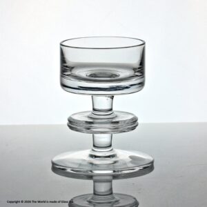 Wedgwood Sheringham candlesticks, one disk, clear