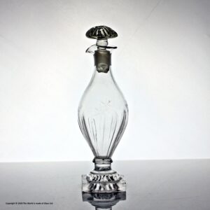 Georgian oil cruet with lemon squeezer foot