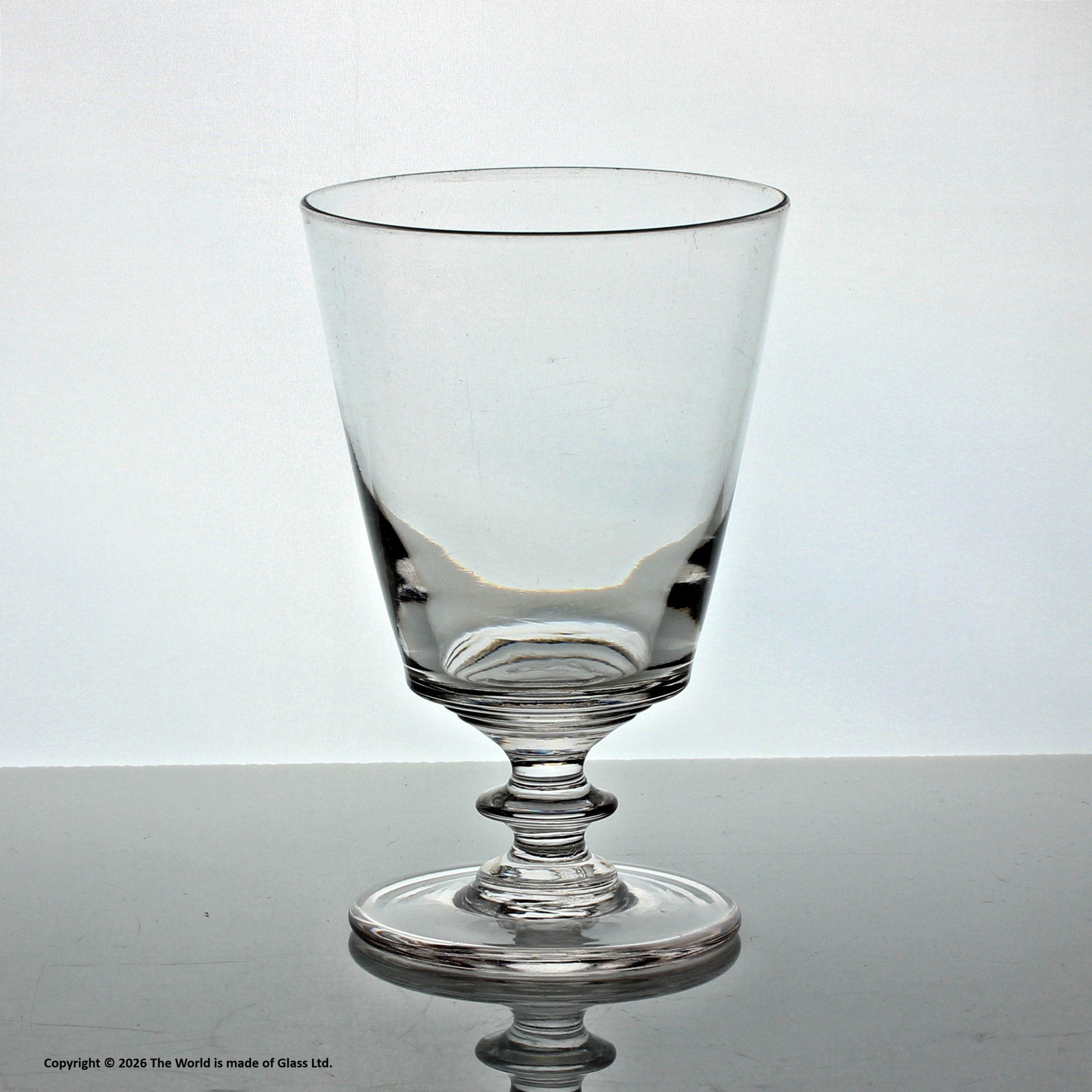 Georgian small bucket bowl glass rummer – The World is Made of Glass