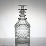William IV/early Victorian, hobnail-cut cylinder or Nelson decanter