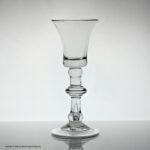 Georgian baluster wine or cordial glass