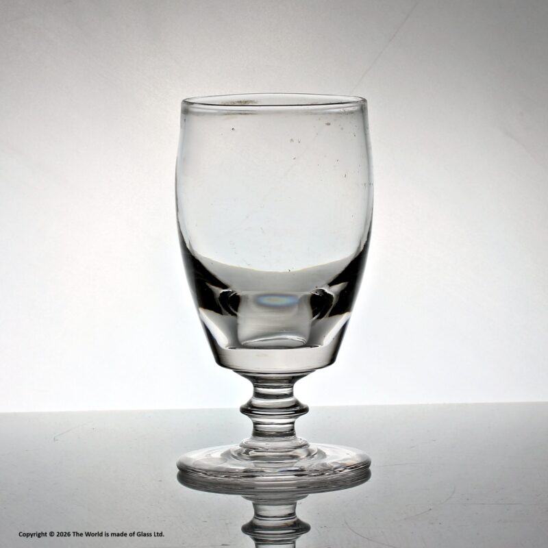 Victorian heavy barrel bowl rummer or goblet