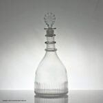 Georgian broad based taper decanter and stopper