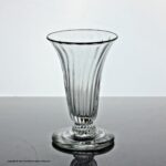Georgian wrythen-moulded jelly glass, bell bowl
