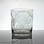 Georgian hop and barley engraved tumbler